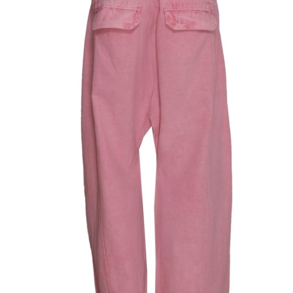 Free People Sky Rider Straight-Leg Pants Rosebloom M US ITEM NWD - Picture 6 of 7